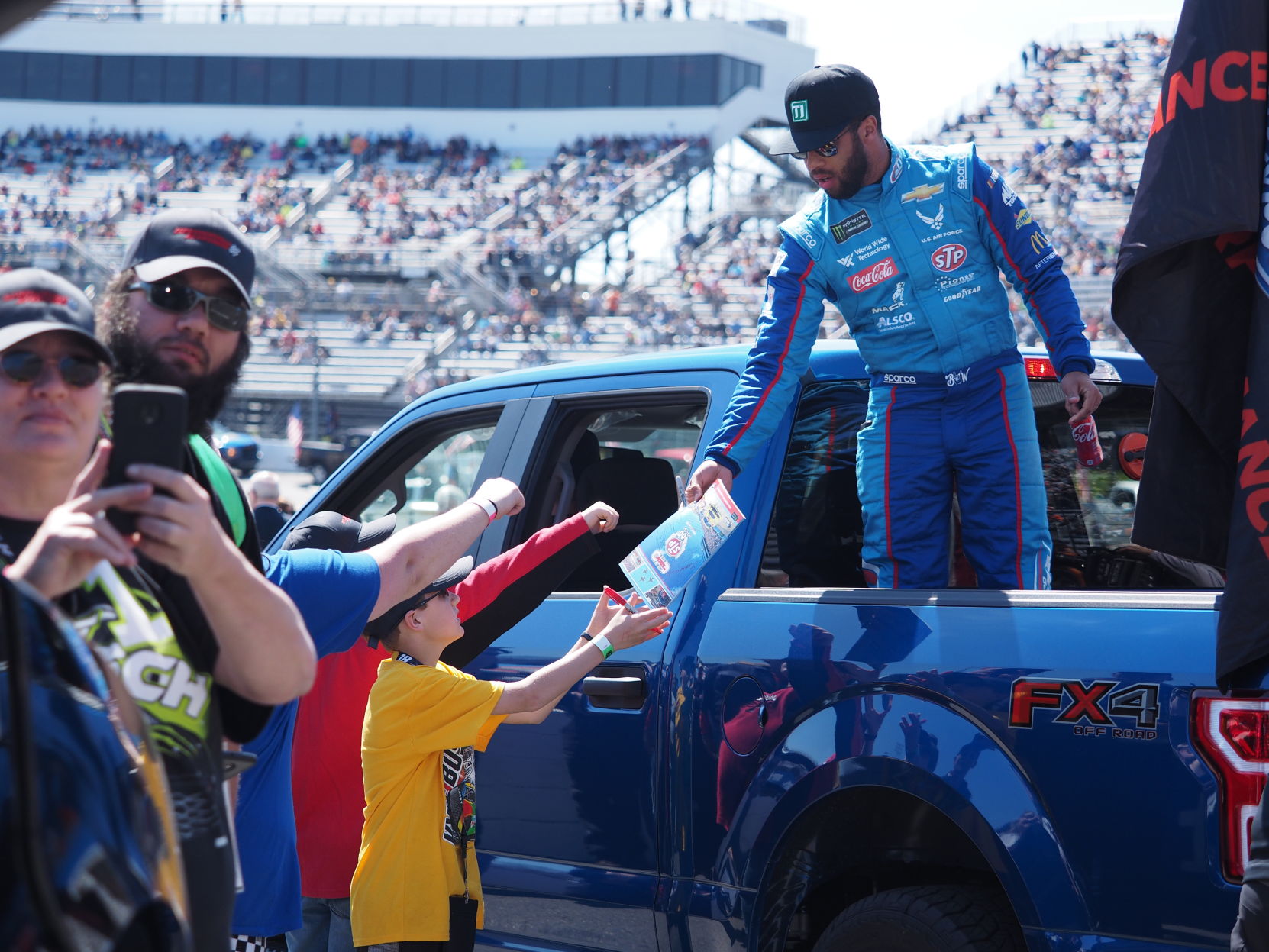 ST P 500 Bubba Wallace_drivers introductions.JPG